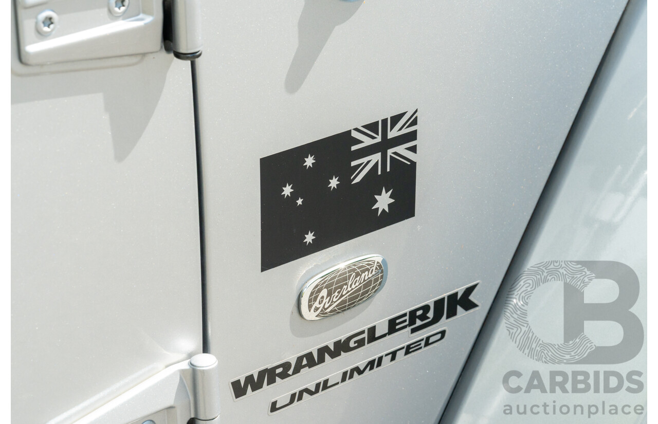 1/2018 Jeep Wrangler Unlimited Overland (4x4) JK MY18 4D Hardtop Billet Silver Metallic V8 5.7L