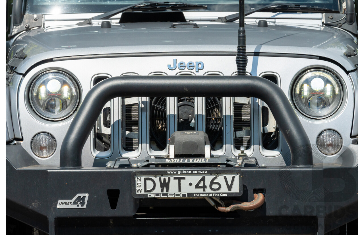 1/2018 Jeep Wrangler Unlimited Overland (4x4) JK MY18 4D Hardtop Billet Silver Metallic V8 5.7L