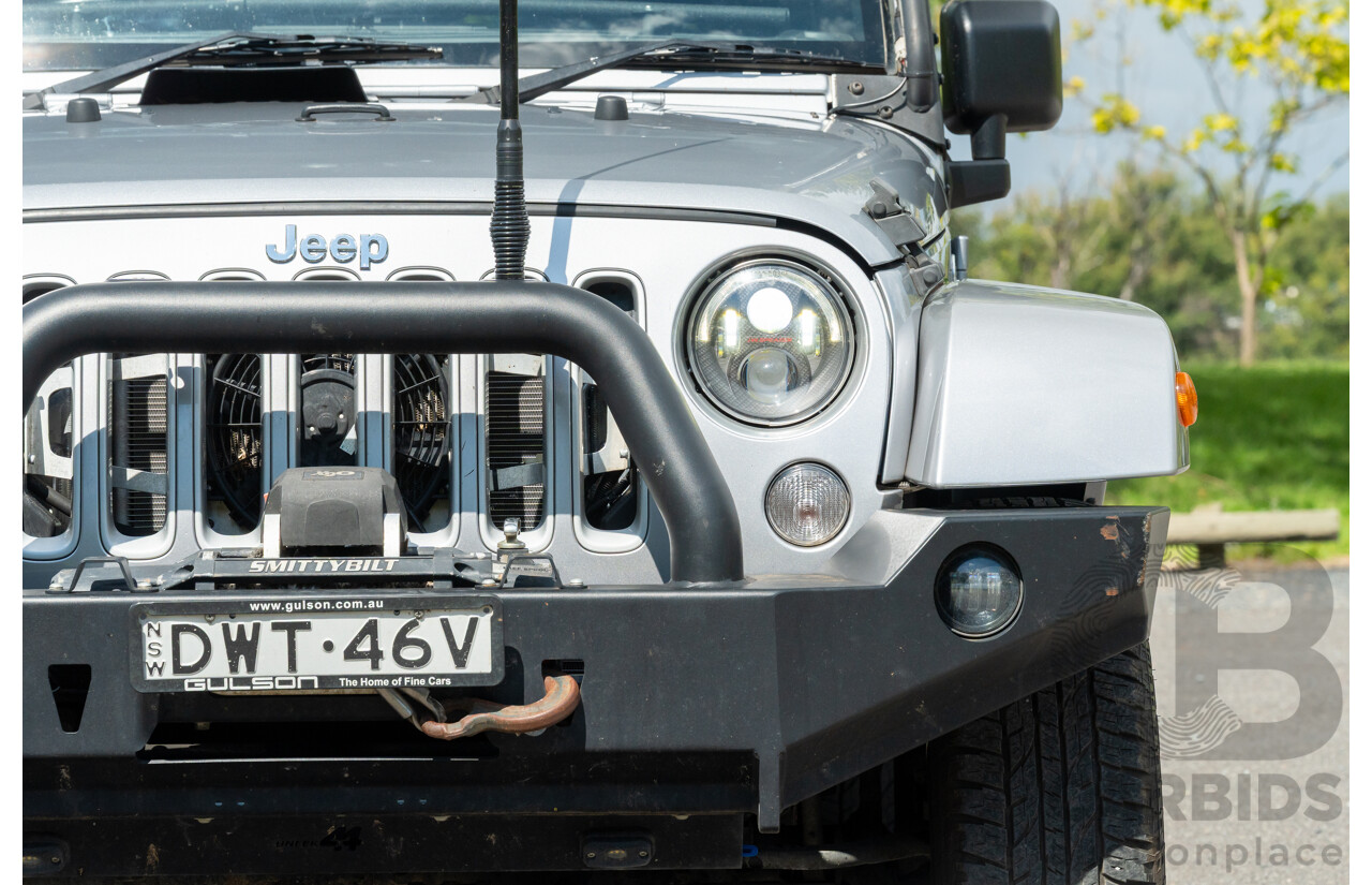 1/2018 Jeep Wrangler Unlimited Overland (4x4) JK MY18 4D Hardtop Billet Silver Metallic V8 5.7L