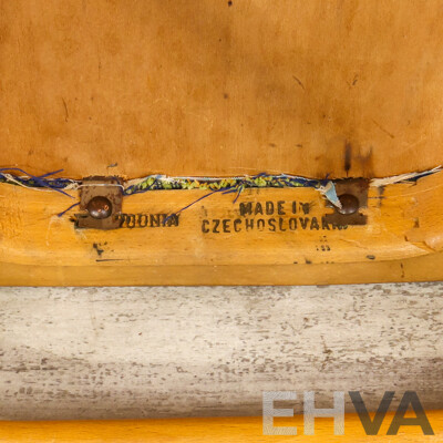 Set of Four Czechoslovakian Bentwood Dining Chairs