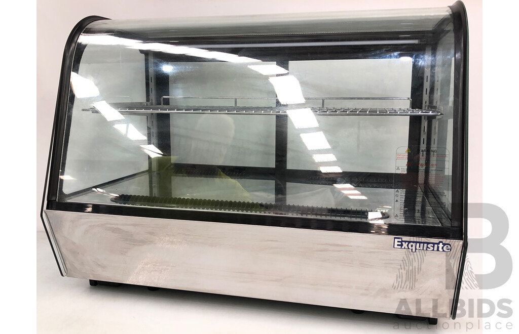 Exquisite 160 Litre Counter Top Curved Cake Display Refrigerator