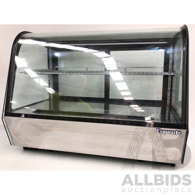 Exquisite 160 Litre Counter Top Curved Cake Display Refrigerator