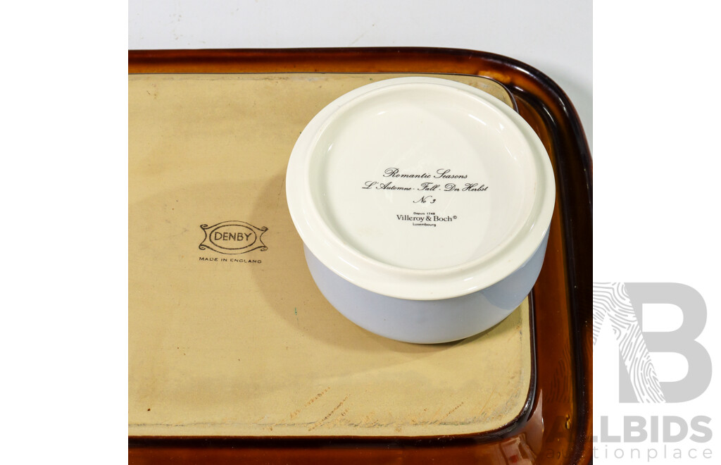 Collection of Sundries Including  Charcuterie Board, Trinket Box, Microscope Eyepiece Camera and More