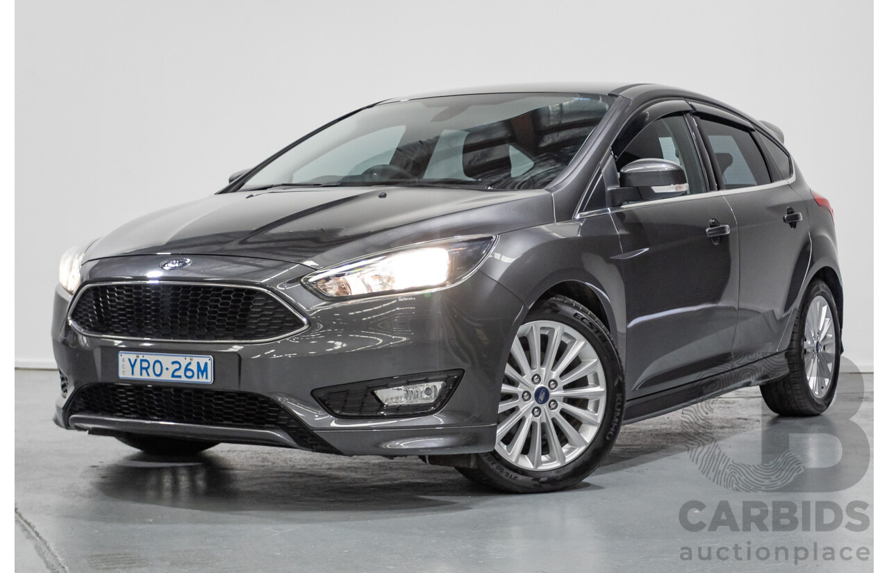 8/2016 Ford Focus Sport LZ 5D Hatchback Magnetic Grey Turbo 1.5L
