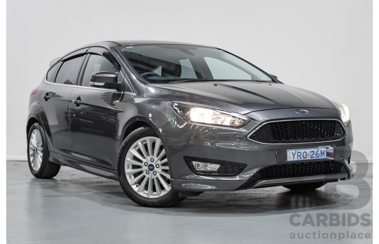 8/2016 Ford Focus Sport LZ 5D Hatchback Magnetic Grey Turbo 1.5L