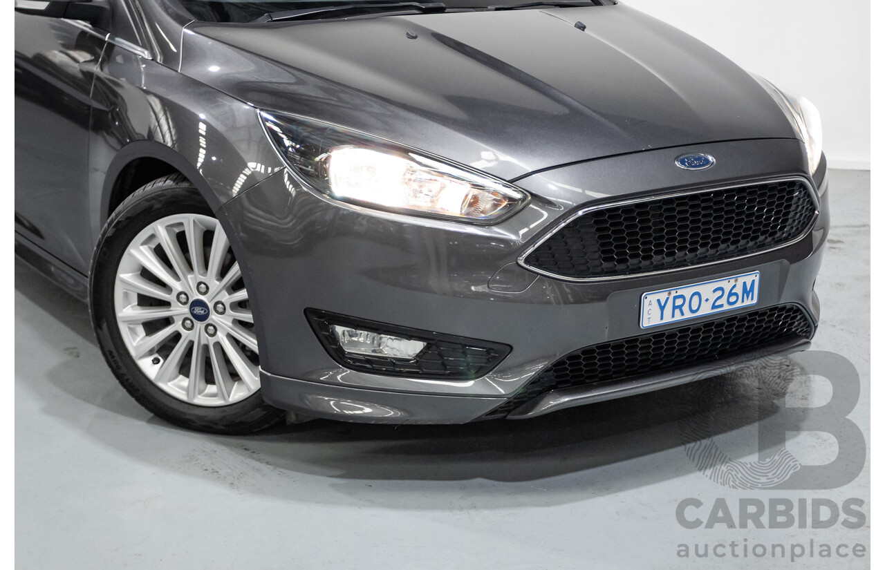 8/2016 Ford Focus Sport LZ 5D Hatchback Magnetic Grey Turbo 1.5L
