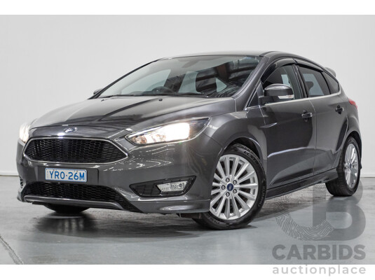 8/2016 Ford Focus Sport LZ 5D Hatchback Magnetic Grey Turbo 1.5L