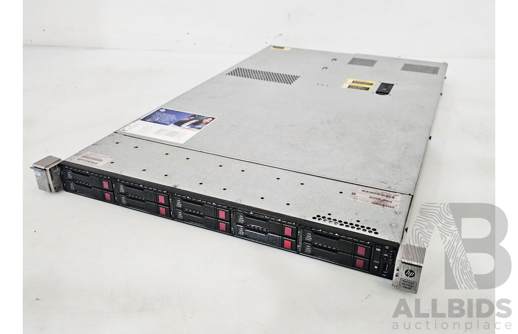 HP ProLiant DL360p Gen8 Dual Intel Xeon (E5-2630 0) 2.30GHz-2.80GHz 6-Core CPU 1RU Server W/ 96GB DDR3