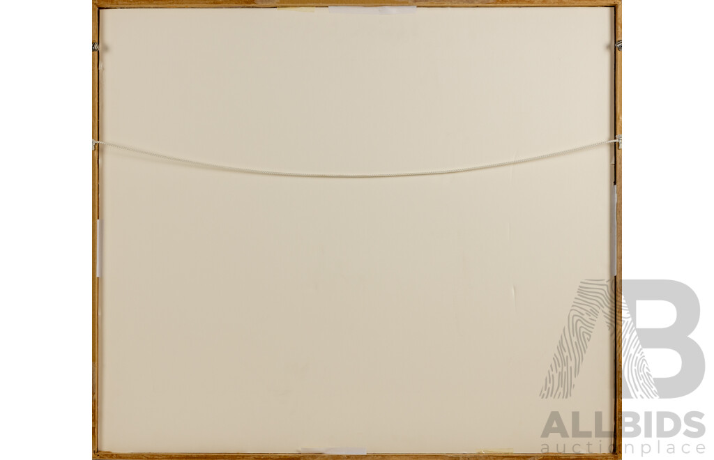 Charles Blackman (20th Century, Australian, 1928-2018), The Cigarette Shop [Running Home] (1954), Reproduction Colour Print After Original Enamel on Composition Board From 1954, 69 X 79 cm (Frame)