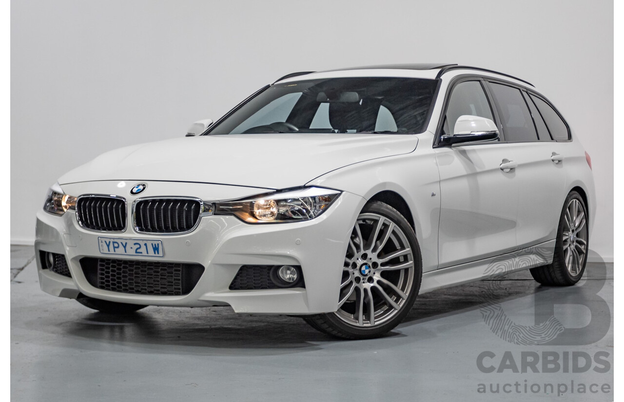 9/2013 BMW 318d M Sport Package F31 4D Wagon Alpin White Turbo Diesel 2.0L