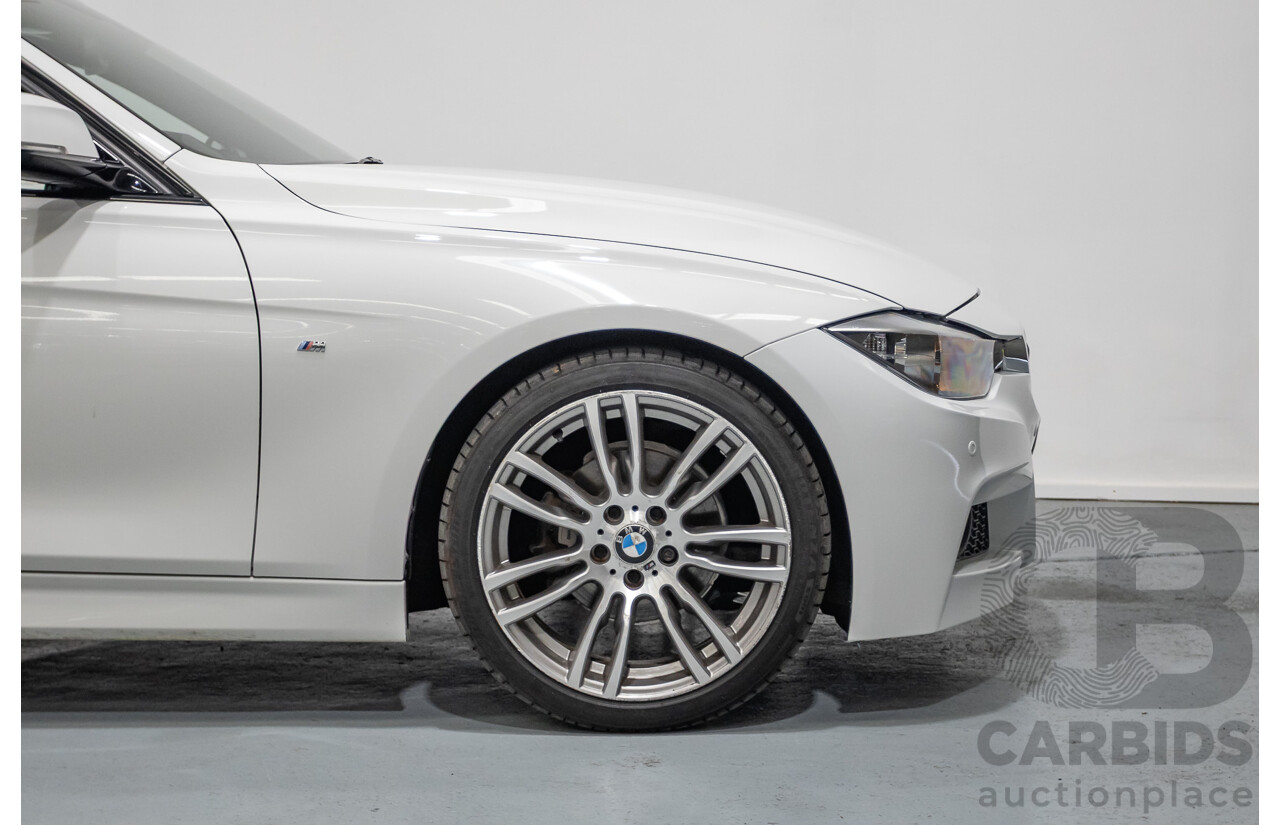 9/2013 BMW 318d M Sport Package F31 4D Wagon Alpin White Turbo Diesel 2.0L