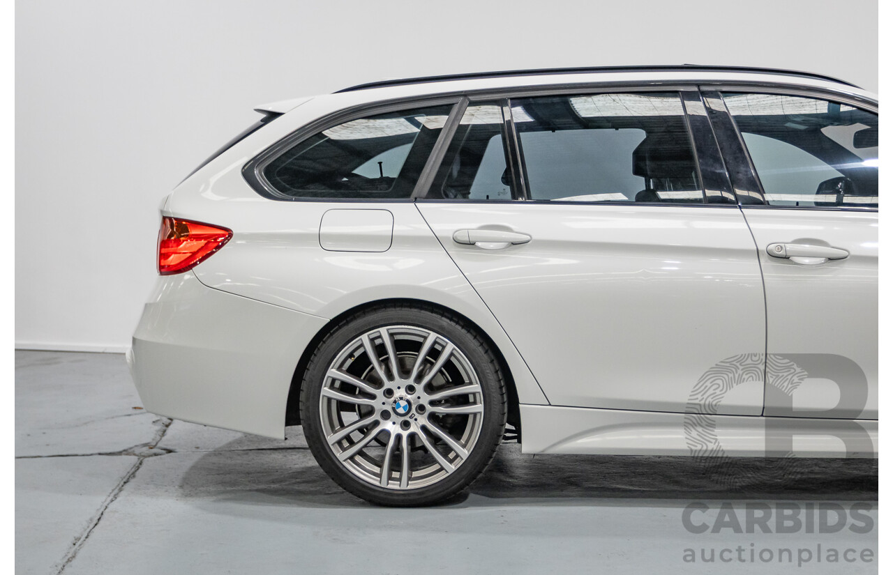 9/2013 BMW 318d M Sport Package F31 4D Wagon Alpin White Turbo Diesel 2.0L