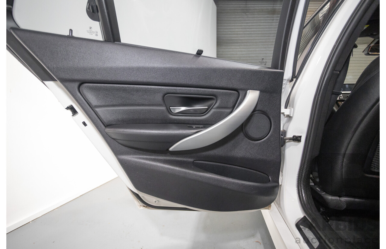 9/2013 BMW 318d M Sport Package F31 4D Wagon Alpin White Turbo Diesel 2.0L