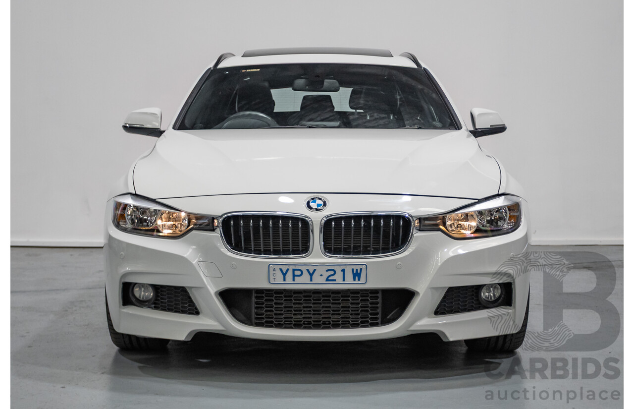 9/2013 BMW 318d M Sport Package F31 4D Wagon Alpin White Turbo Diesel 2.0L