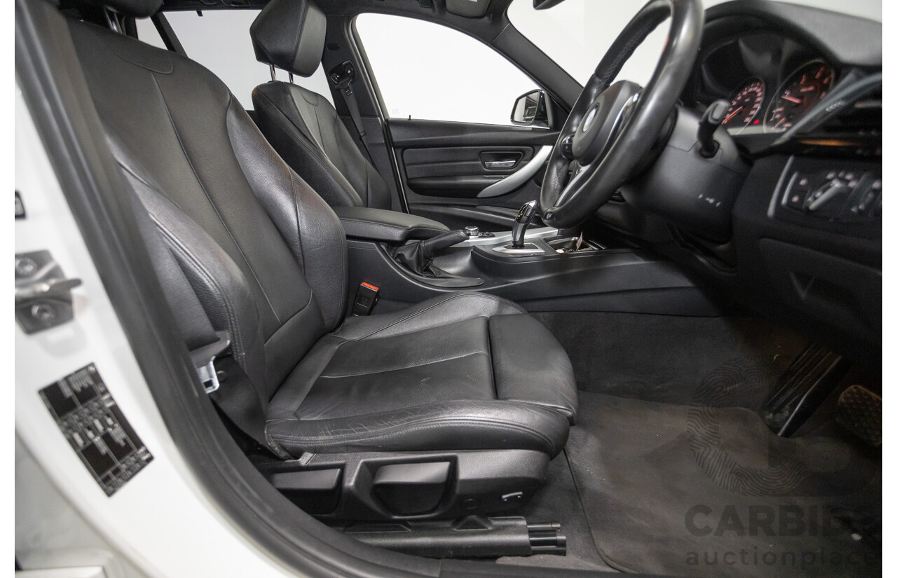 9/2013 BMW 318d M Sport Package F31 4D Wagon Alpin White Turbo Diesel 2.0L