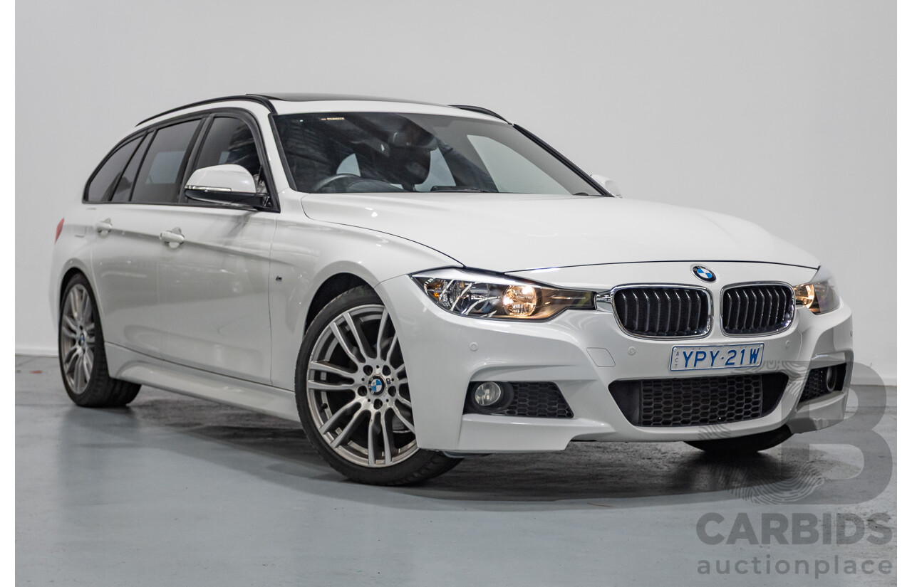 9/2013 BMW 318d M Sport Package F31 4D Wagon Alpin White Turbo Diesel 2.0L