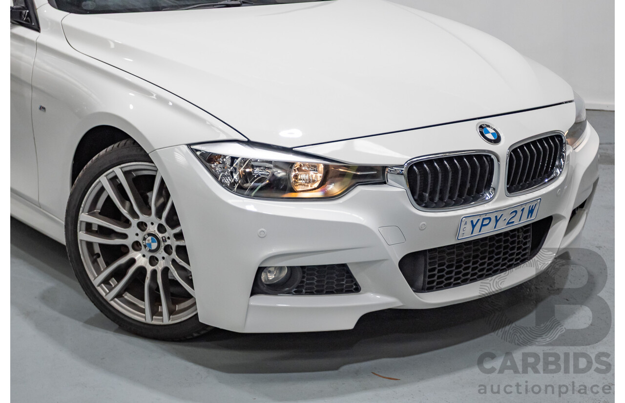 9/2013 BMW 318d M Sport Package F31 4D Wagon Alpin White Turbo Diesel 2.0L
