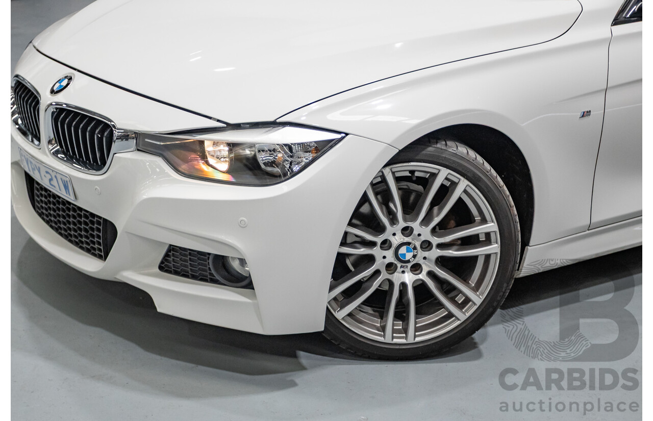 9/2013 BMW 318d M Sport Package F31 4D Wagon Alpin White Turbo Diesel 2.0L