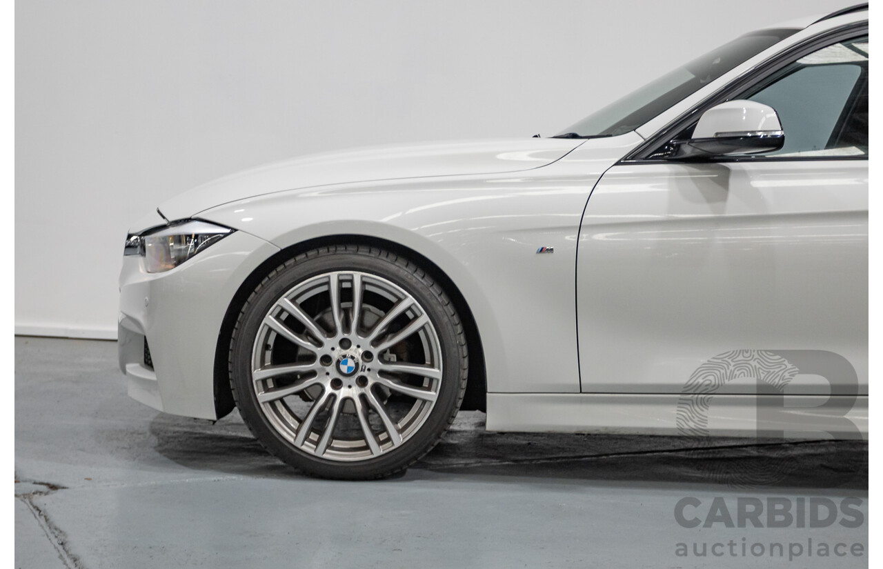 9/2013 BMW 318d M Sport Package F31 4D Wagon Alpin White Turbo Diesel 2.0L