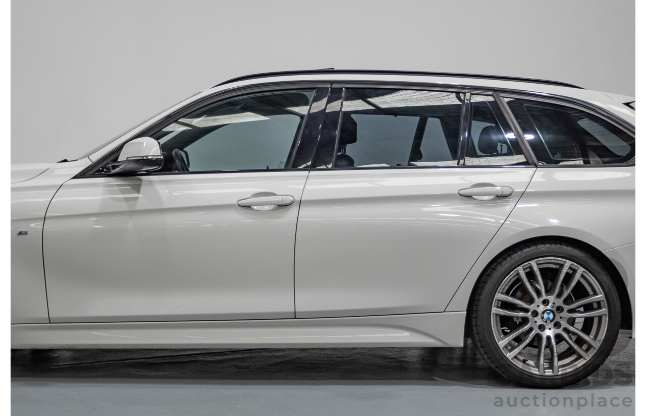 9/2013 BMW 318d M Sport Package F31 4D Wagon Alpin White Turbo Diesel 2.0L