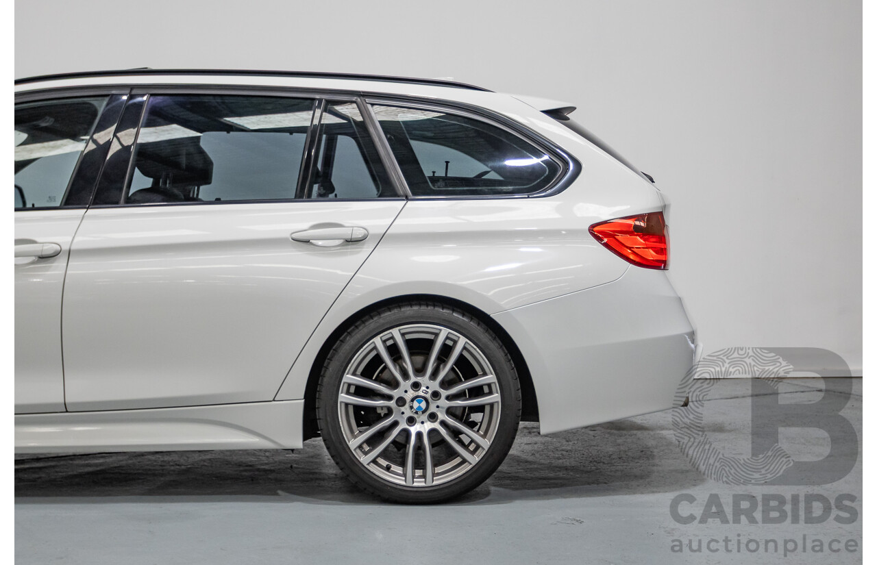 9/2013 BMW 318d M Sport Package F31 4D Wagon Alpin White Turbo Diesel 2.0L