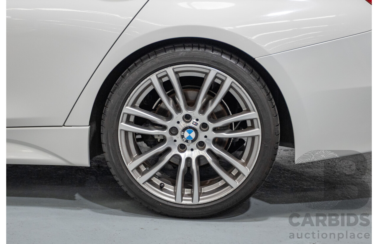 9/2013 BMW 318d M Sport Package F31 4D Wagon Alpin White Turbo Diesel 2.0L