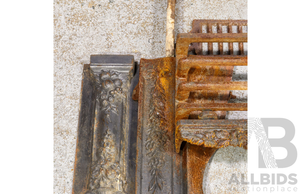 Victorian Cast Iron Fire Place Surround