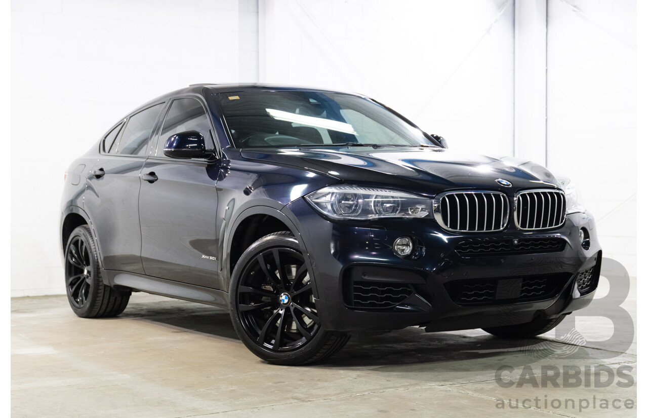 5/2015 Bmw X6 Xdrive 50i M Sport F16 4d Coupe Carbon Black Metallic Twin Turbo V8 4.4L