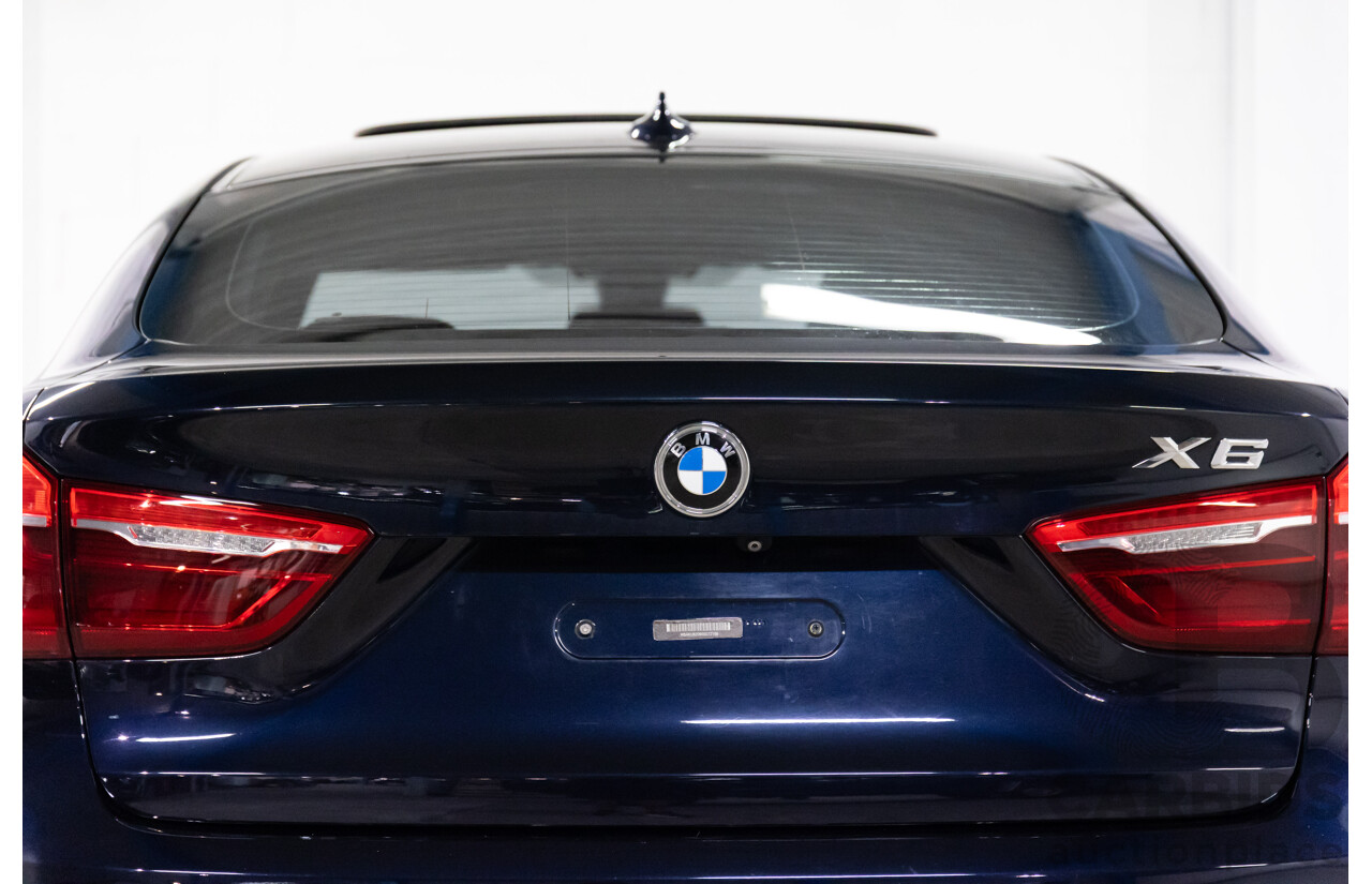 5/2015 Bmw X6 Xdrive 50i M Sport F16 4d Coupe Carbon Black Metallic Twin Turbo V8 4.4L