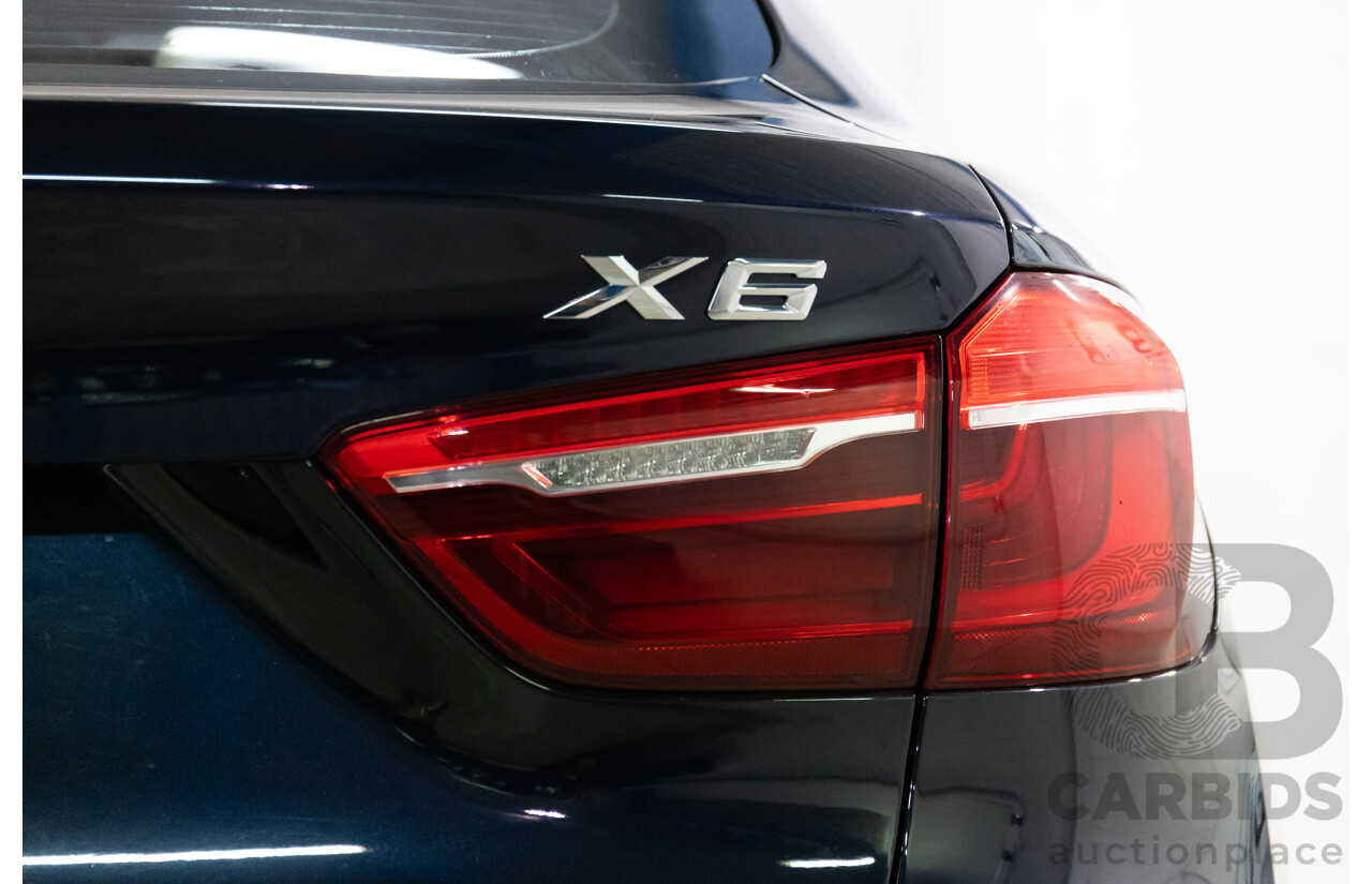 5/2015 Bmw X6 Xdrive 50i M Sport F16 4d Coupe Carbon Black Metallic Twin Turbo V8 4.4L