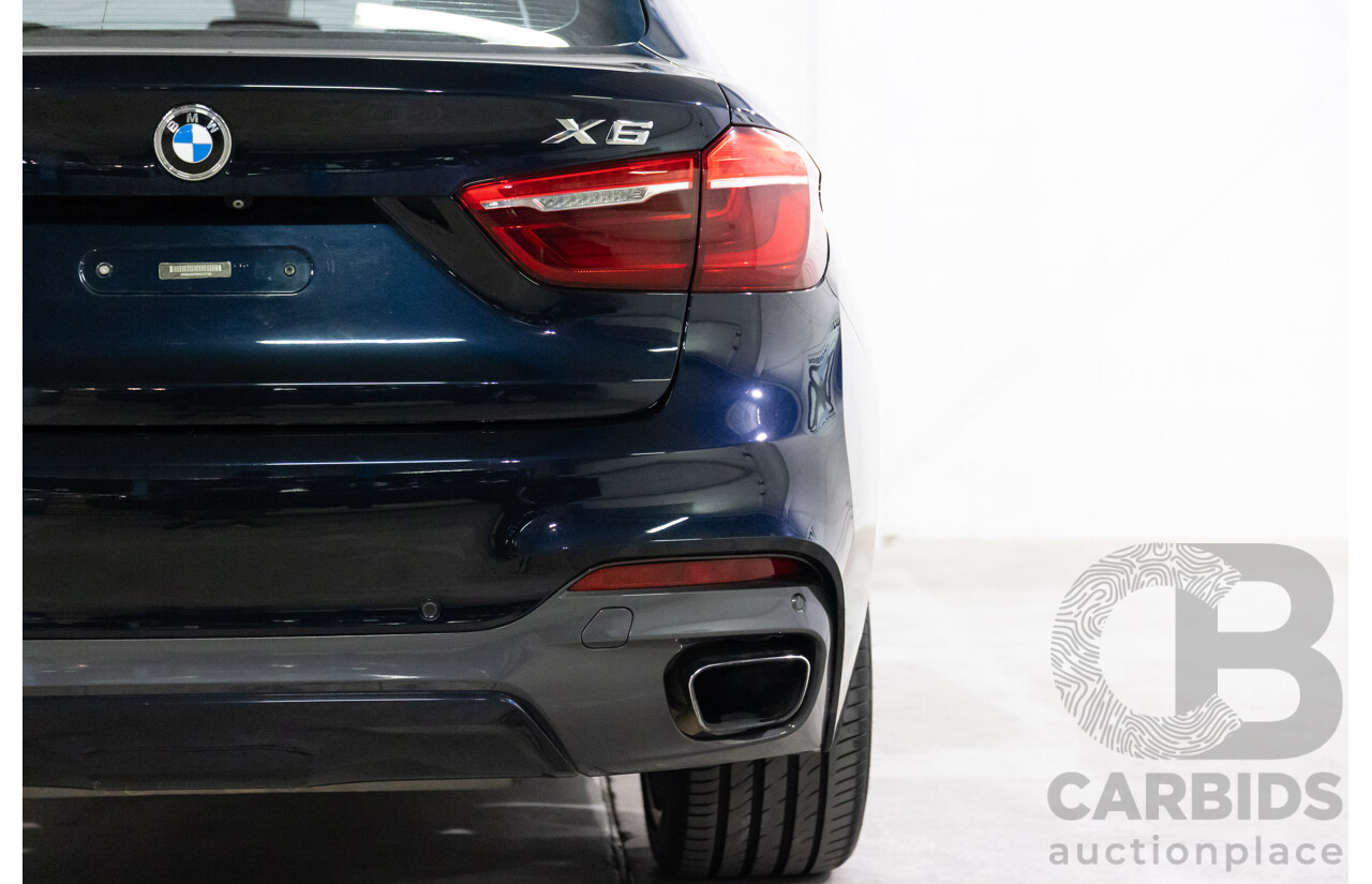 5/2015 Bmw X6 Xdrive 50i M Sport F16 4d Coupe Carbon Black Metallic Twin Turbo V8 4.4L