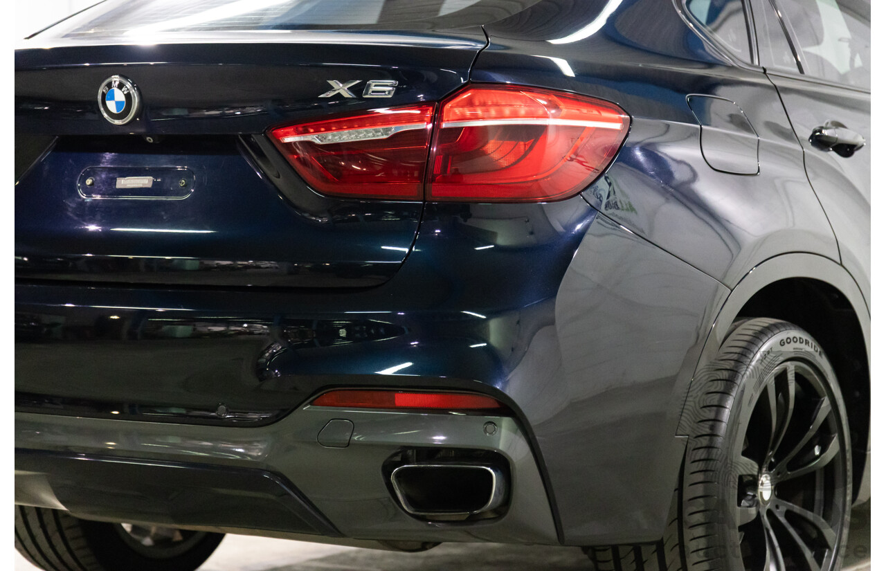 5/2015 Bmw X6 Xdrive 50i M Sport F16 4d Coupe Carbon Black Metallic Twin Turbo V8 4.4L