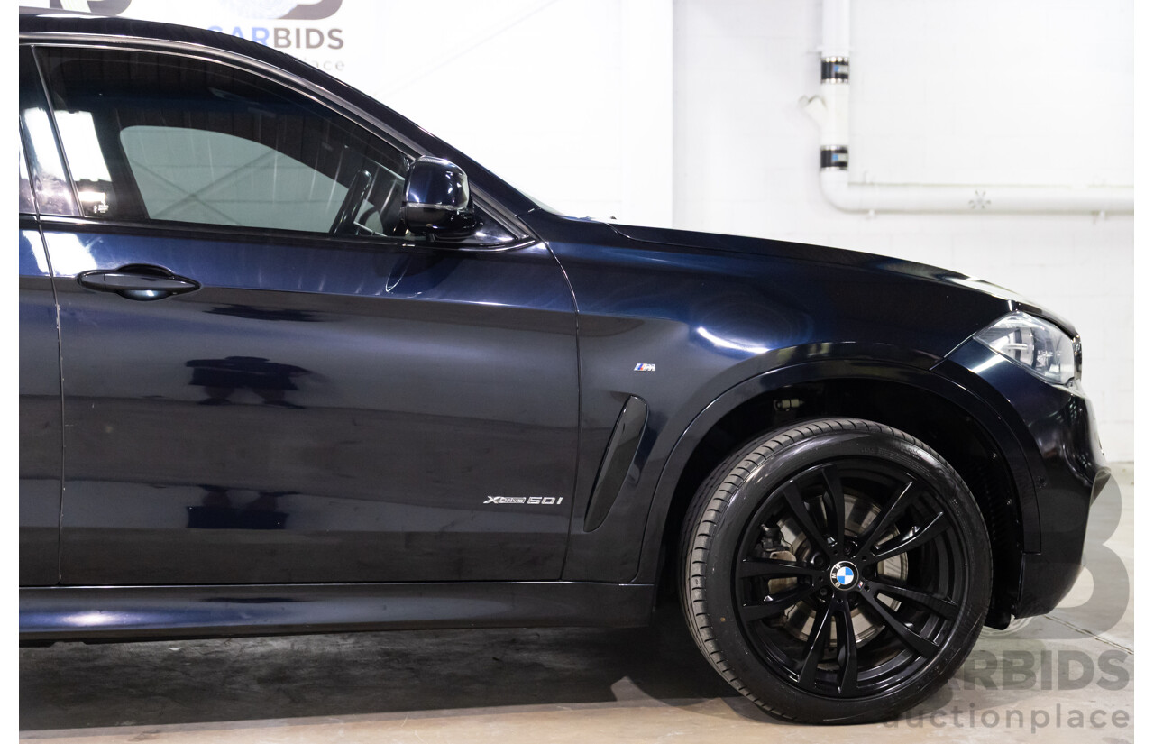 5/2015 Bmw X6 Xdrive 50i M Sport F16 4d Coupe Carbon Black Metallic Twin Turbo V8 4.4L
