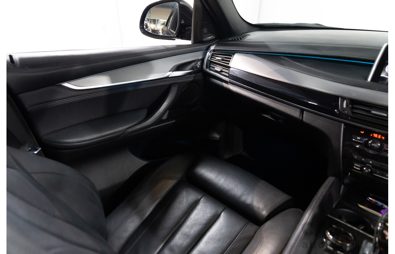 5/2015 Bmw X6 Xdrive 50i M Sport F16 4d Coupe Carbon Black Metallic Twin Turbo V8 4.4L