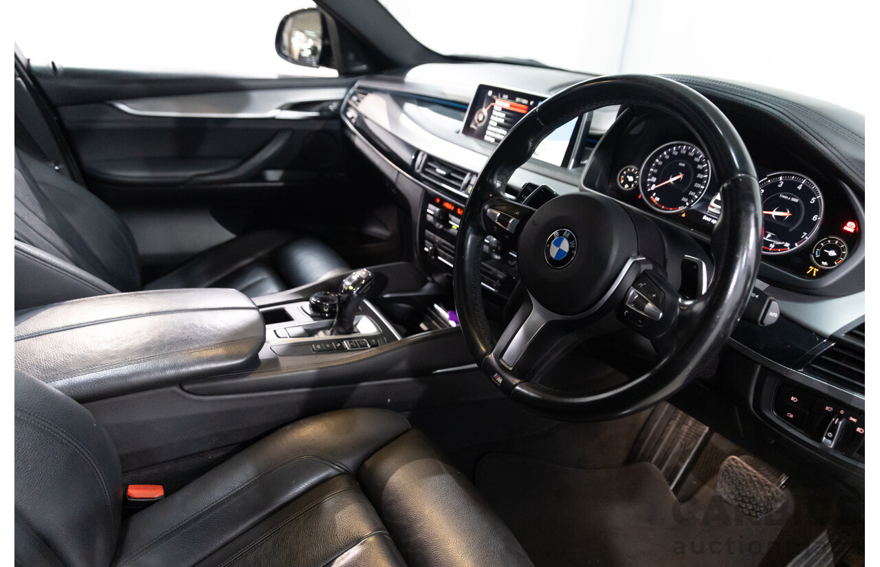 5/2015 Bmw X6 Xdrive 50i M Sport F16 4d Coupe Carbon Black Metallic Twin Turbo V8 4.4L