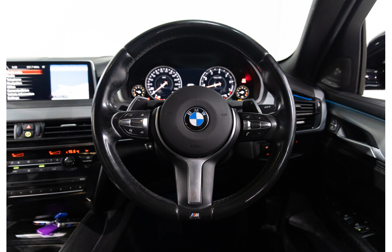 5/2015 Bmw X6 Xdrive 50i M Sport F16 4d Coupe Carbon Black Metallic Twin Turbo V8 4.4L