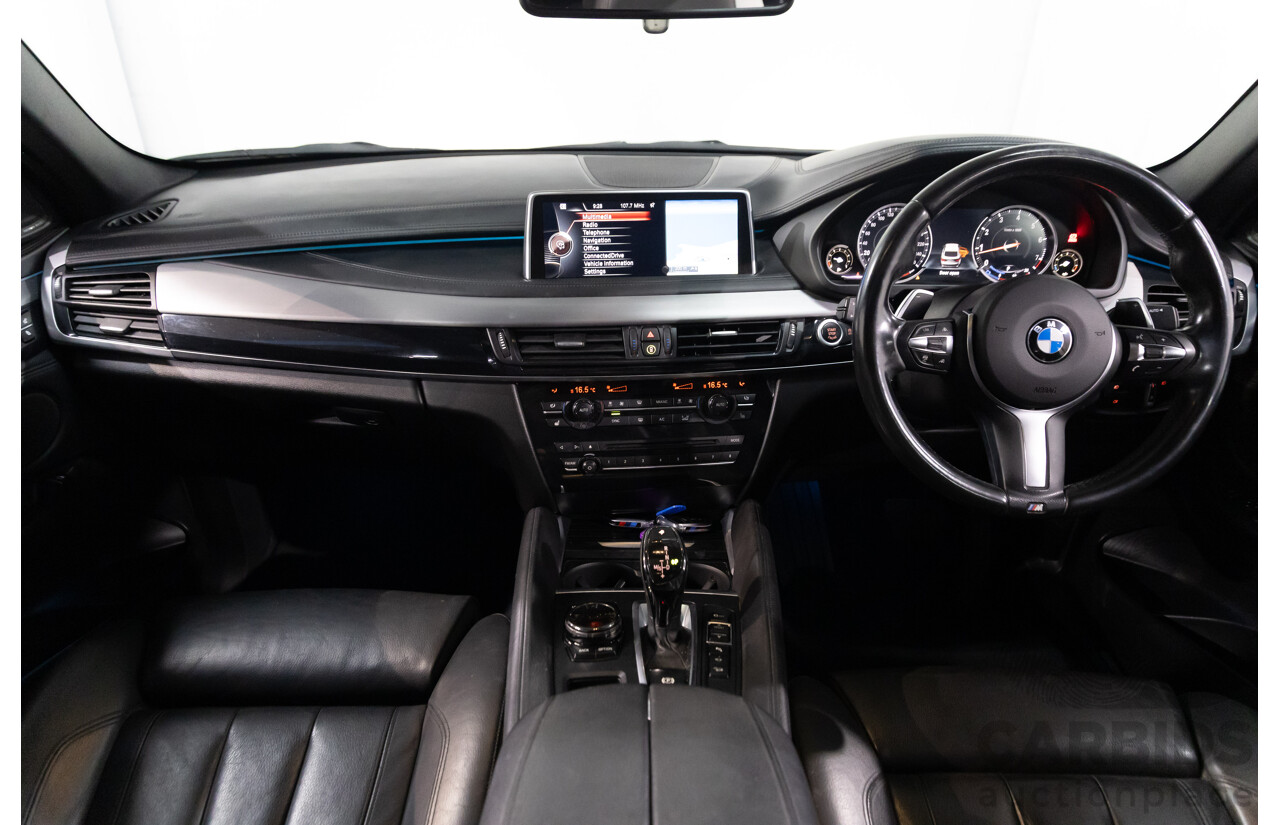 5/2015 Bmw X6 Xdrive 50i M Sport F16 4d Coupe Carbon Black Metallic Twin Turbo V8 4.4L