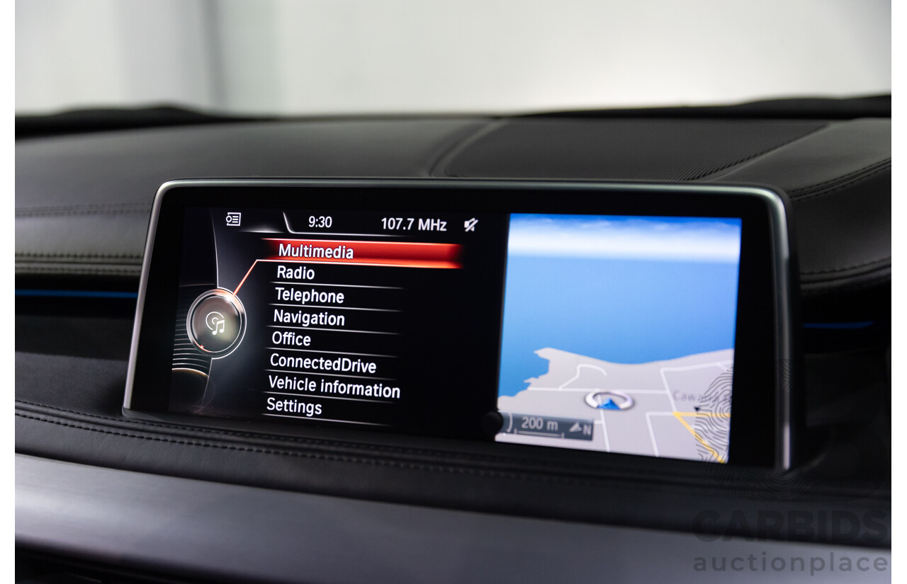 5/2015 Bmw X6 Xdrive 50i M Sport F16 4d Coupe Carbon Black Metallic Twin Turbo V8 4.4L