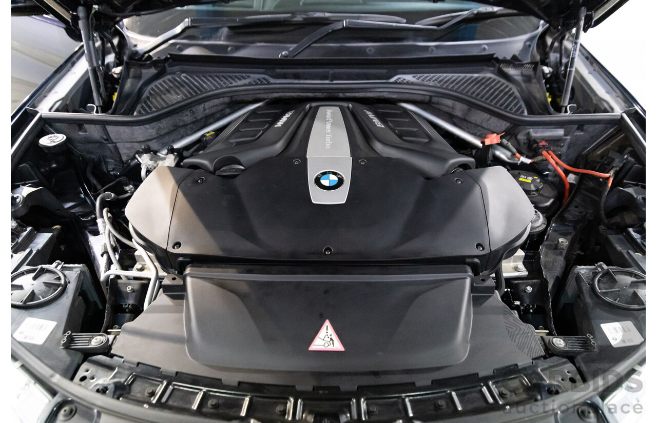 5/2015 Bmw X6 Xdrive 50i M Sport F16 4d Coupe Carbon Black Metallic Twin Turbo V8 4.4L