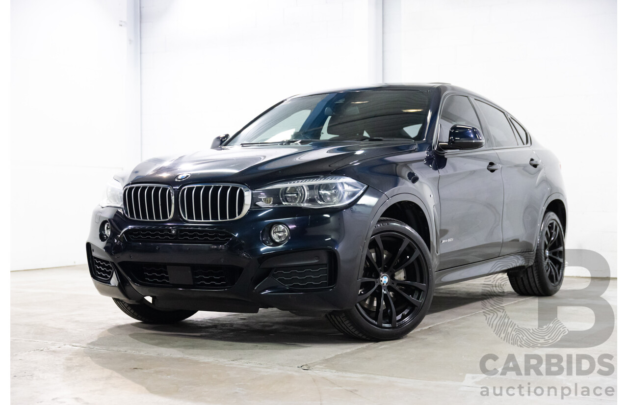 5/2015 Bmw X6 Xdrive 50i M Sport F16 4d Coupe Carbon Black Metallic Twin Turbo V8 4.4L