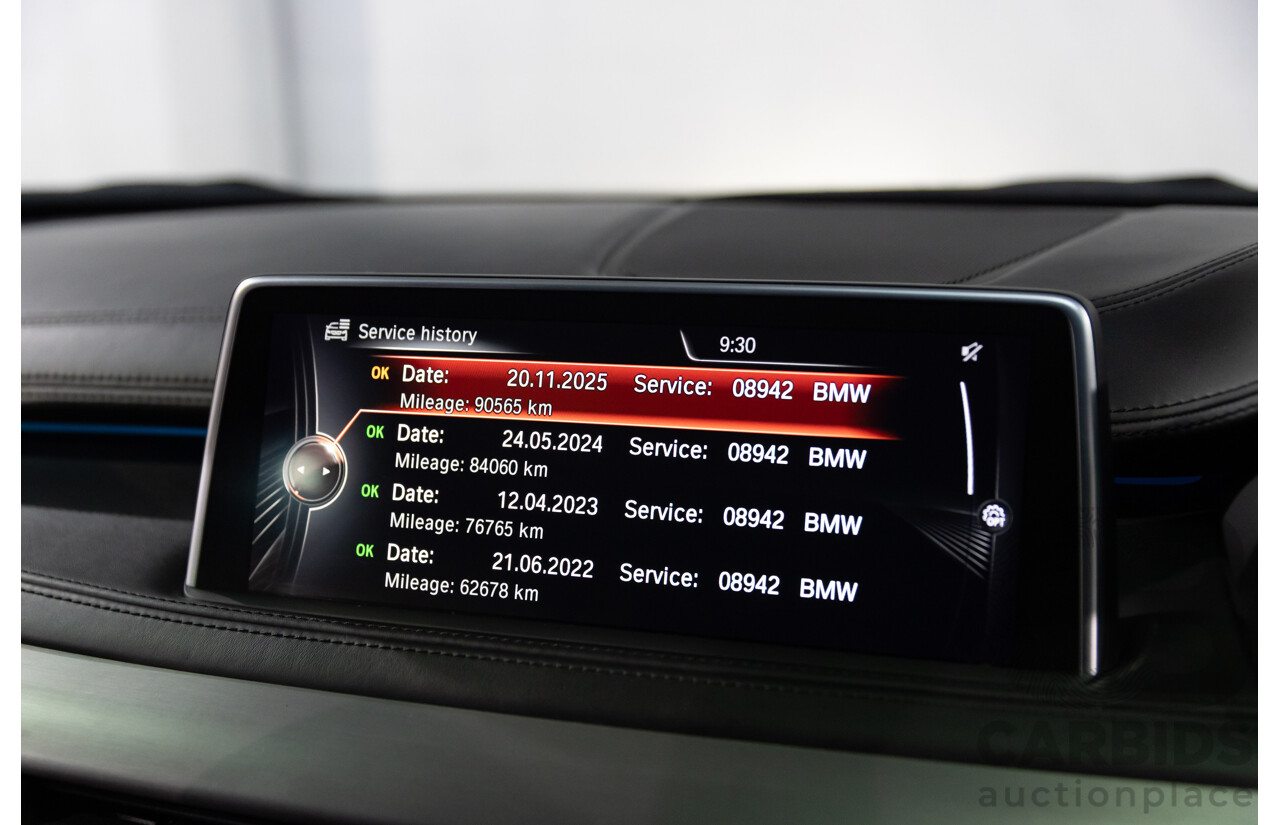 5/2015 Bmw X6 Xdrive 50i M Sport F16 4d Coupe Carbon Black Metallic Twin Turbo V8 4.4L