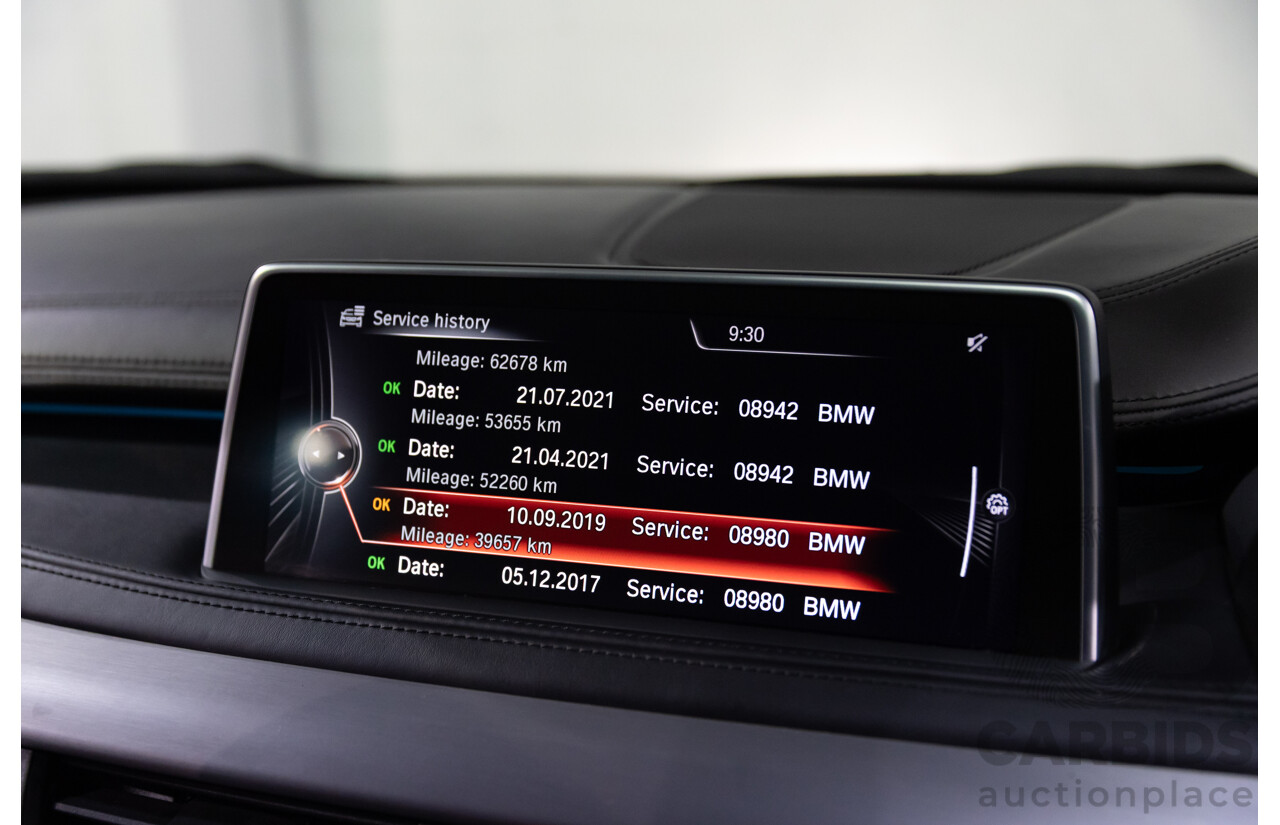5/2015 Bmw X6 Xdrive 50i M Sport F16 4d Coupe Carbon Black Metallic Twin Turbo V8 4.4L
