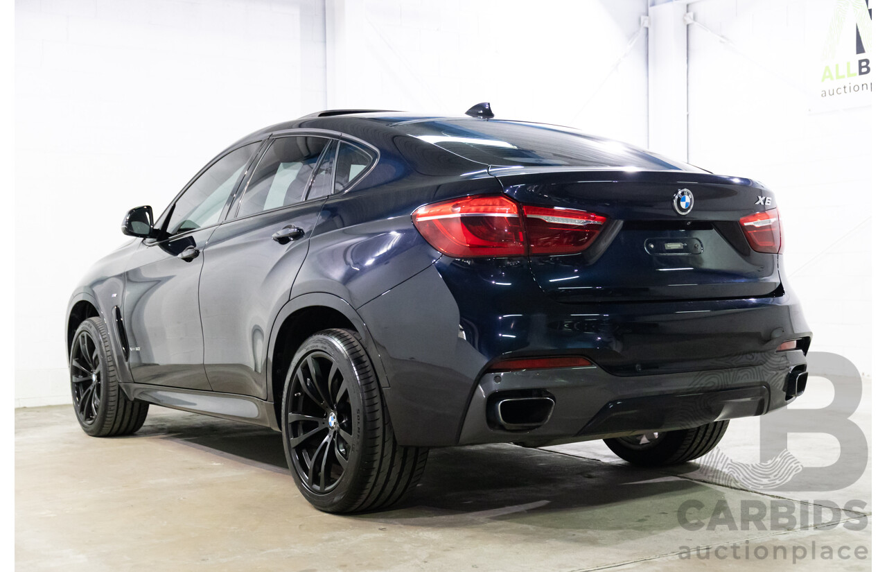 5/2015 Bmw X6 Xdrive 50i M Sport F16 4d Coupe Carbon Black Metallic Twin Turbo V8 4.4L