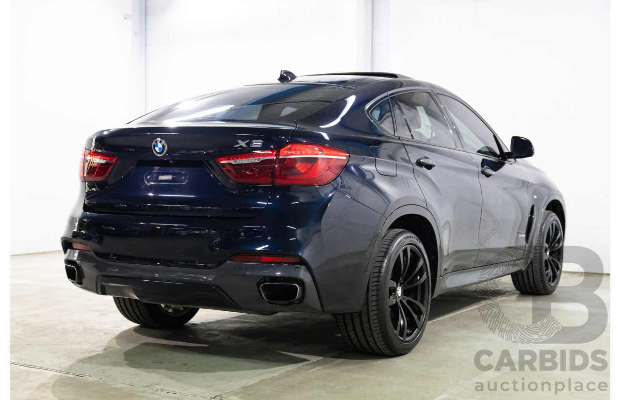 5/2015 Bmw X6 Xdrive 50i M Sport F16 4d Coupe Carbon Black Metallic Twin Turbo V8 4.4L