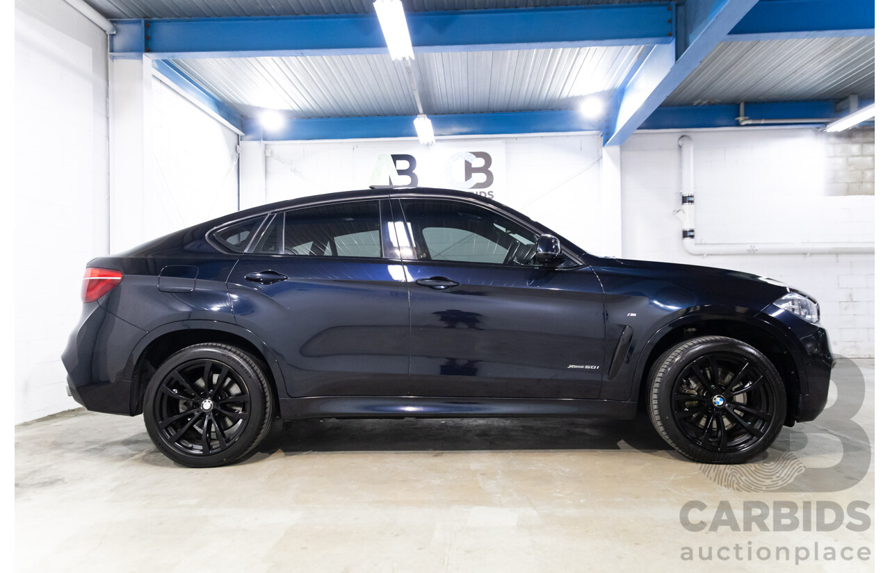 5/2015 Bmw X6 Xdrive 50i M Sport F16 4d Coupe Carbon Black Metallic Twin Turbo V8 4.4L