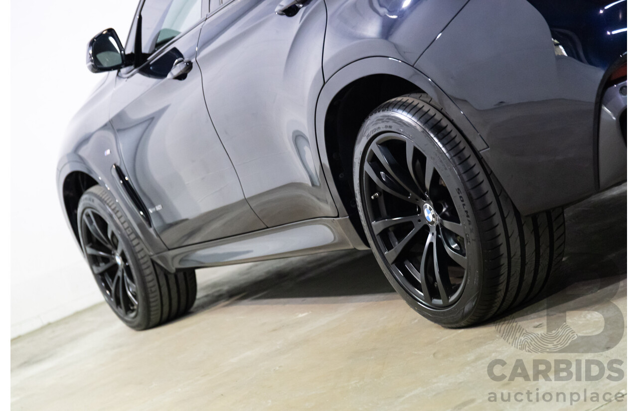 5/2015 Bmw X6 Xdrive 50i M Sport F16 4d Coupe Carbon Black Metallic Twin Turbo V8 4.4L