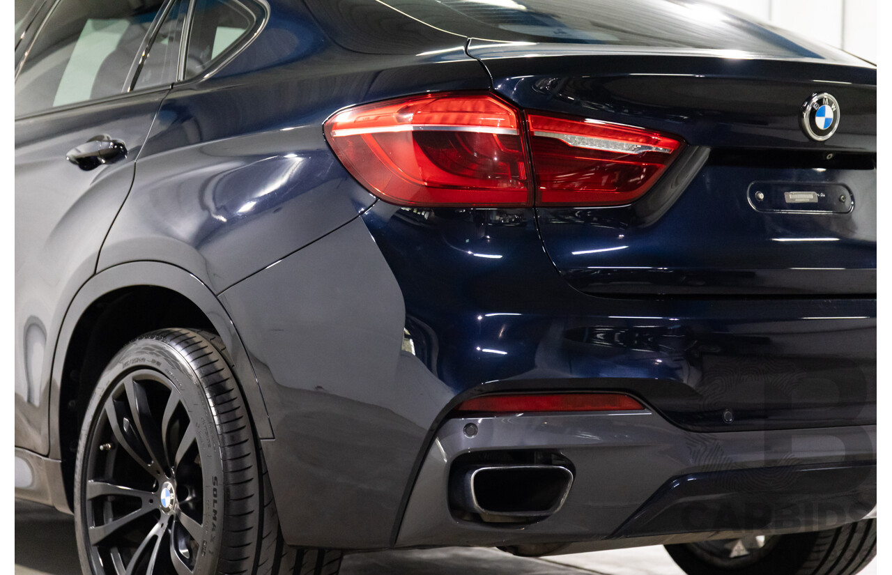 5/2015 Bmw X6 Xdrive 50i M Sport F16 4d Coupe Carbon Black Metallic Twin Turbo V8 4.4L