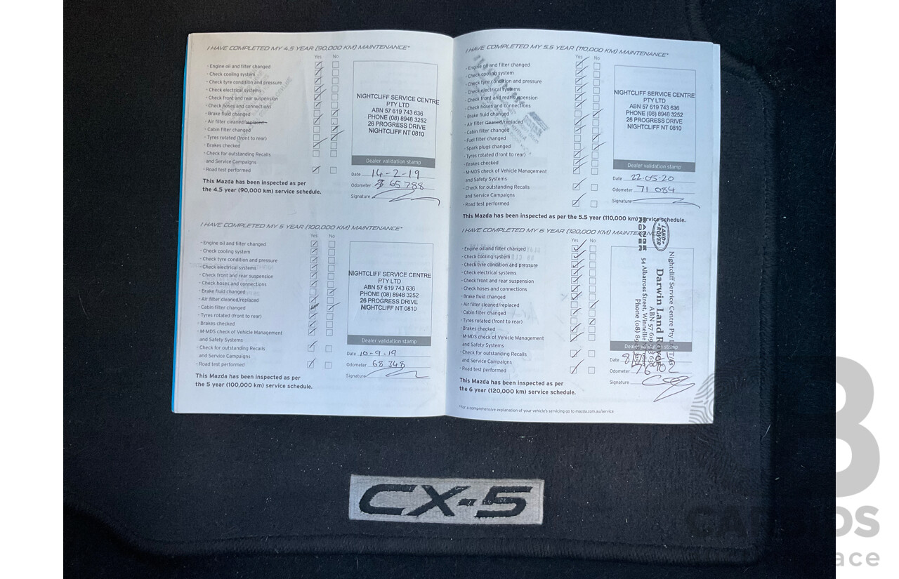 11/2012 Mazda Cx-5 Grand Tourer (4x4) 4d Wagon Stormy Blue Metallic Turbo Diesel 2.2L