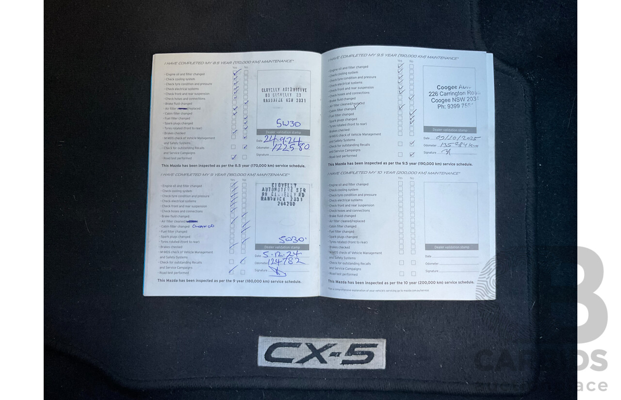 11/2012 Mazda Cx-5 Grand Tourer (4x4) 4d Wagon Stormy Blue Metallic Turbo Diesel 2.2L