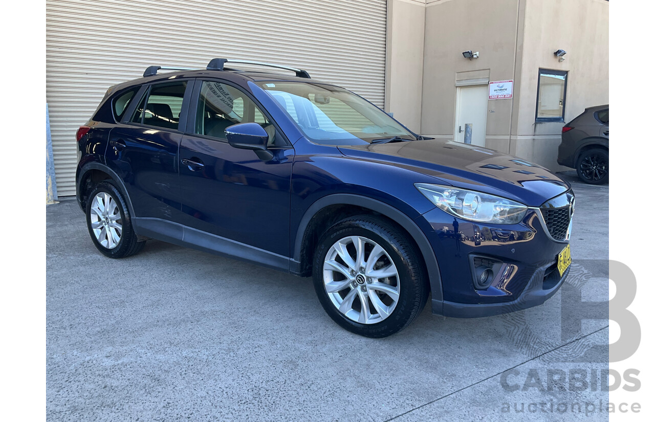 11/2012 Mazda Cx-5 Grand Tourer (4x4) 4d Wagon Stormy Blue Metallic Turbo Diesel 2.2L